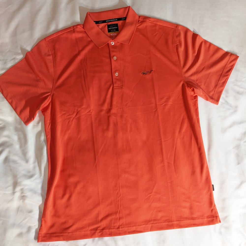 New GREG NORMAN Golf Polo Shirt - Large